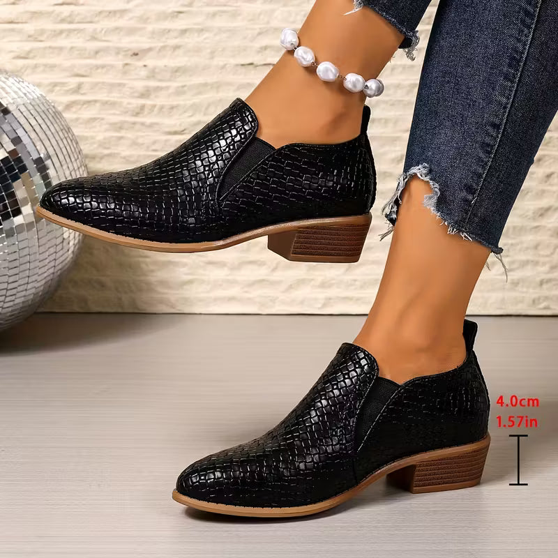 Sapatos Feminino Oxford Plataforma & Couro
