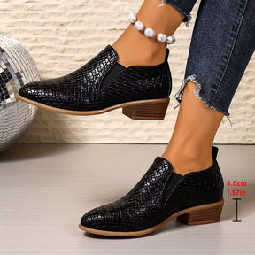 Sapatos Feminino Oxford Plataforma & Couro