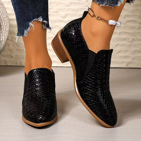 Sapatos Feminino Oxford Plataforma & Couro