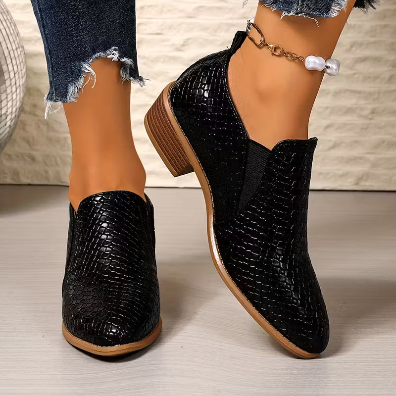 Sapatos Feminino Oxford Plataforma & Couro
