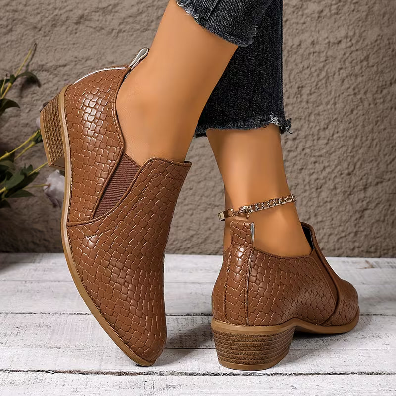 Sapatos Feminino Oxford Plataforma & Couro