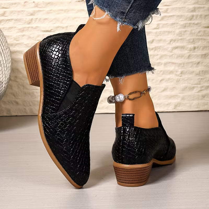 Sapatos Feminino Oxford Plataforma & Couro