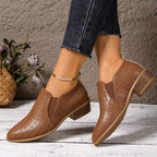 Sapatos Feminino Oxford Plataforma & Couro