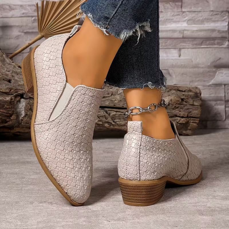 Sapatos Feminino Oxford Plataforma & Couro