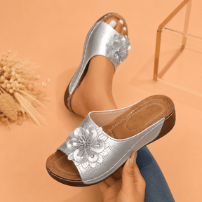 Tamanco Plataforma Florata • Alívio do Desconforto nos Pés